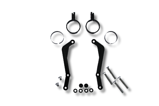 JRi Triple Adjustable Remote Reservoir Shocks – Harley-Davidson FLH Touring Suspension Upgrade (1997–2024)