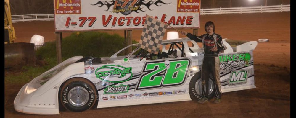 TYLER CARPENTER CELEBRATES IN VICTORY LANE