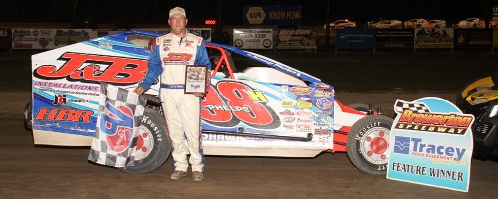 JIMMY PHELPS WINS THE FEATURE