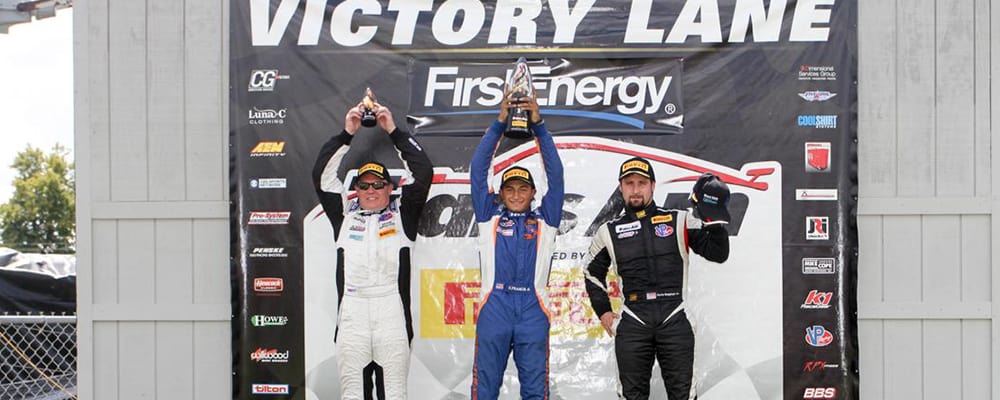 JRI SHOCKS SWEEPS PODIUM