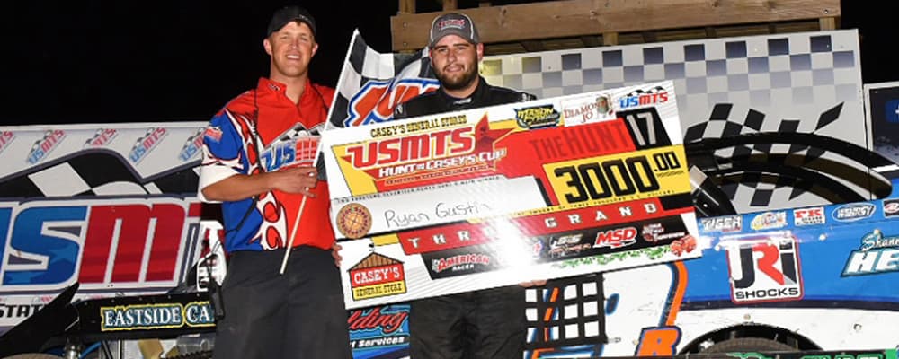 RYAN GUSTIN DOUBLES UP