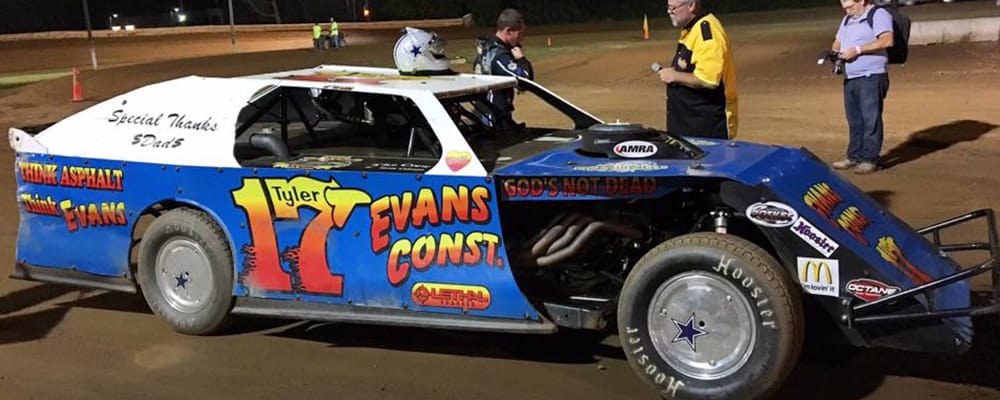 TYLER EVANS PICKS UP WIN #9