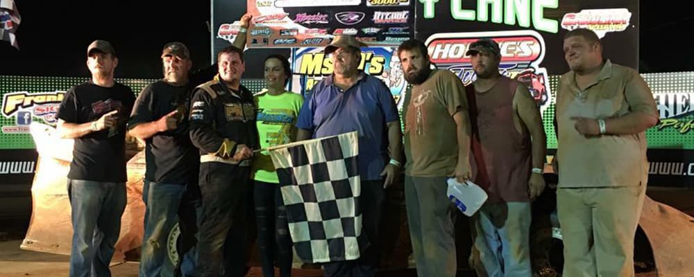 WILLIE MILLIKEN CELEBRATES IN VICTORY LANE