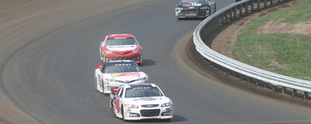 JRI SHOCKS ON TOP 4 FINISHERS IN ARCA RACE