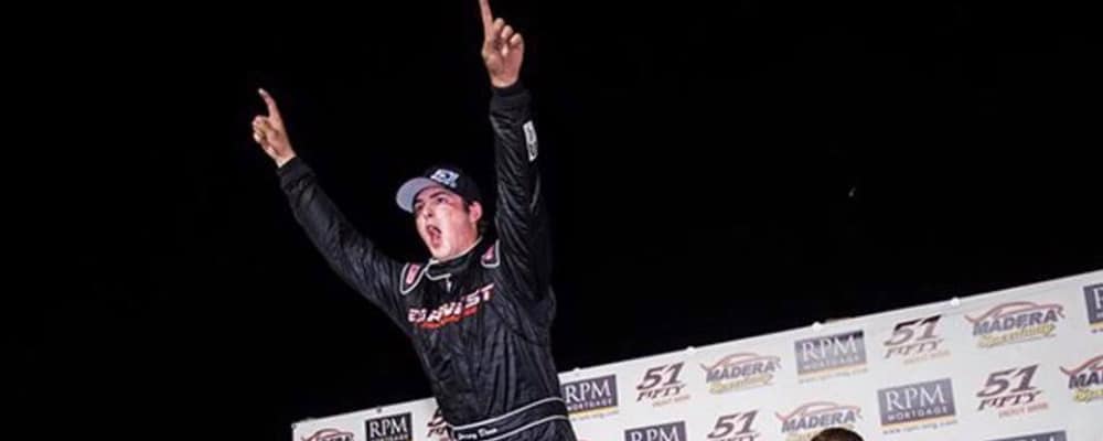 JEREMY DOSS WINS SERIES DEBUT AT MADERA