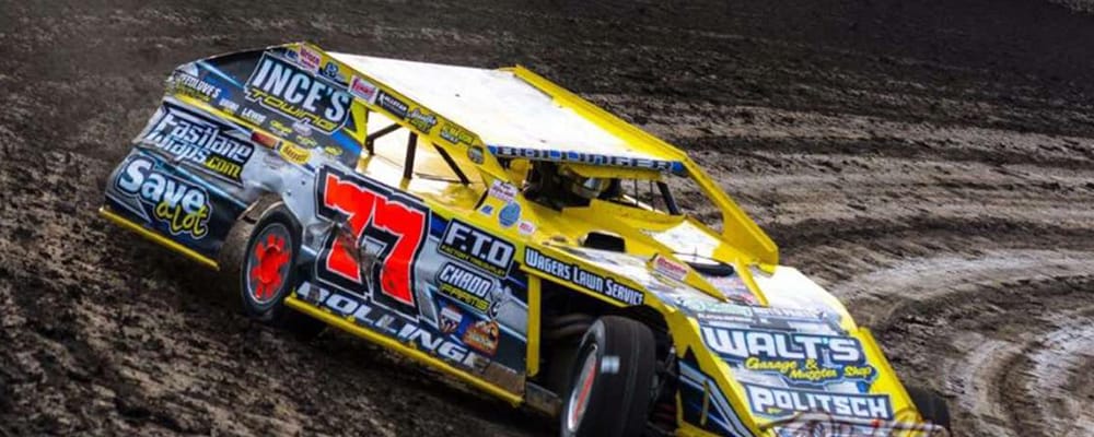 RAY BOLLINGER TAKES THE CHECKERED AT PEORIA