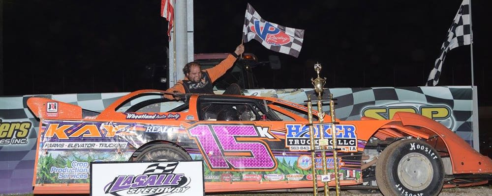JUSTIN KAY CELEBRATES THE WIN