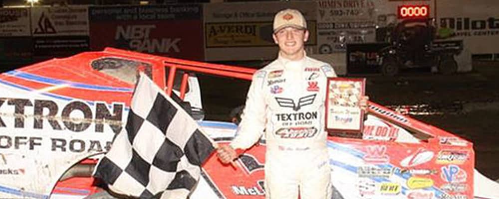 MAX MCLAUGHLIN TAKES THE CHECKERED