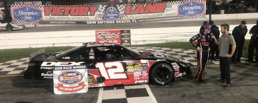 HARRISON BURTON TAKES THE CHECKERED IN THE SUPER LATE MODEL FEATURE
