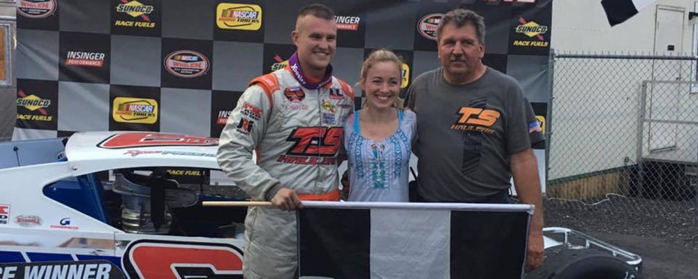 RYAN PREECE TAKES THE CHECKERED