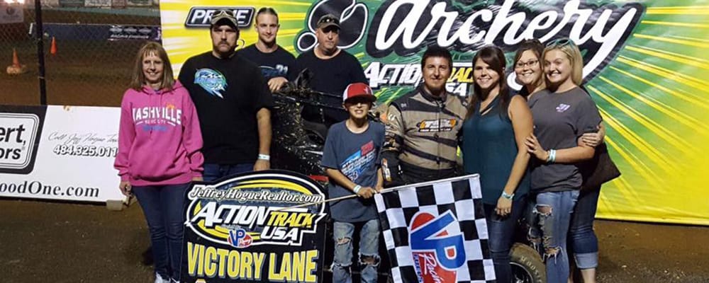 JASON SWAVELY WINS AT ACTION TRACK