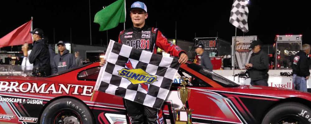 GIOVANNI BROMANTE TAKES THE CHECKERED