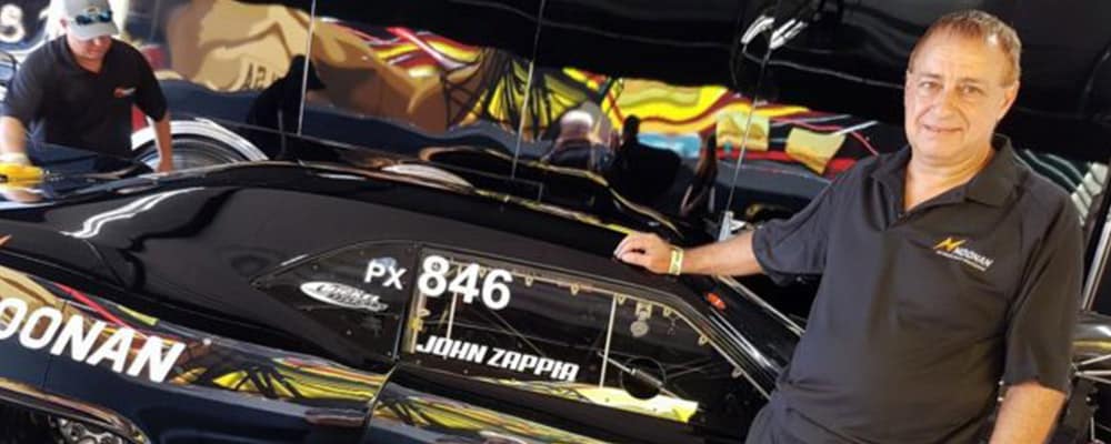JOHN ZAPPIA SETS THE SUPERCHARGED DOORSLAMMER WORLD RECORD