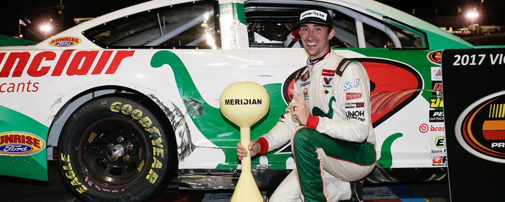 MICHAEL SELF TAKES THE CHECKERED IN THE NASCAR K&N PRO SERIES WEST