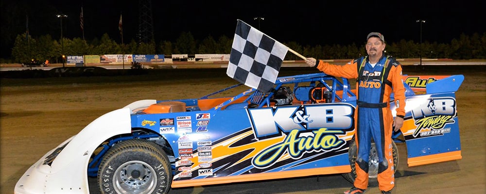 KERRY KING SR. COLLECTS THE WIN