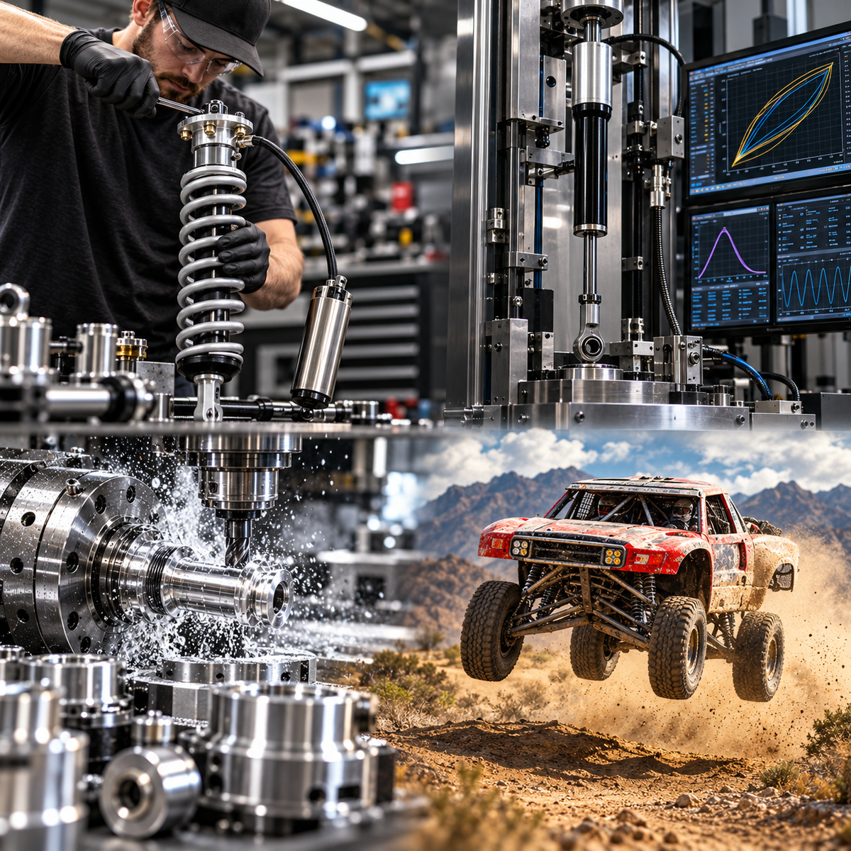 JRi shock manufacturing and racing heritage
