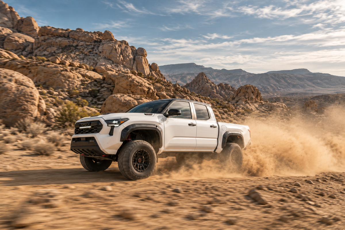 Toyota Tacoma off road with JRi suspension